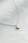 Collier chaine + pastille // 2 tons
