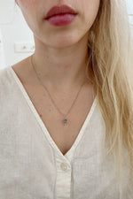 IMPERFECT // Kite salt & pepper diamond necklace