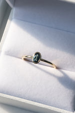 MILA Ring // Teal Sapphire