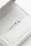Mini solitaire serti clos // 0,02ct