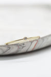Mini solitaire serti clos // 0,02ct
