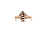 Bague MILA // Grenat Malaya