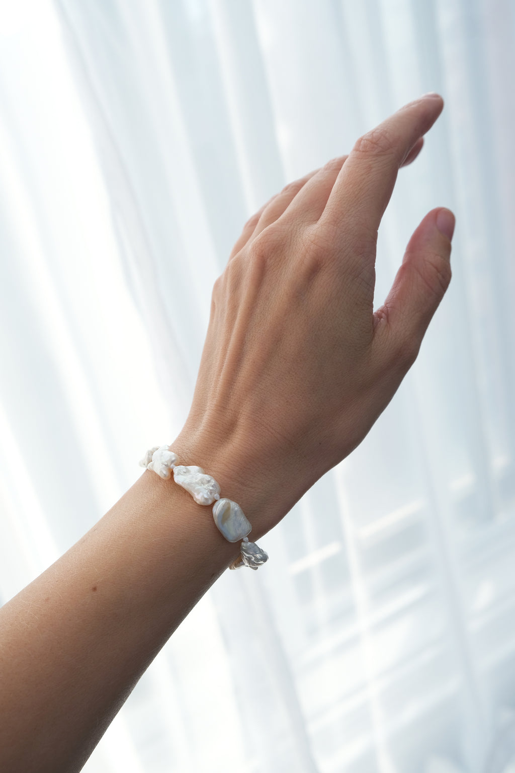 IMPARFAIT // Bracelet perles Biwa baroques // ***Pour les petits poignets***
