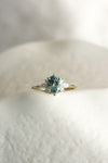 READY TO SHIP // ORIANE Ring // Aqua Sapphire 1.53ct