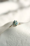 READY TO SHIP // ORIANE Ring // Aqua Sapphire 1.53ct