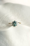 READY TO SHIP // ORIANE Ring // Aqua Sapphire 1.53ct