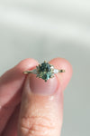 READY TO SHIP // ORIANE Ring // Aqua Sapphire 1.53ct