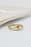 Bague KIARA // Diamant carré 0,20ct