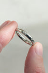 SAMPLE // THÉO Band // 3 mm // 14K white gold + diamonds
