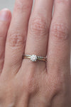 Bague Solitaire Classique à 4 griffes // 0,50ct