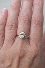 Bague Solitaire Classique à 4 griffes // 0,50ct