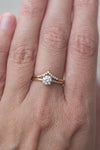Bague Solitaire Classique à 4 griffes // 0,50ct