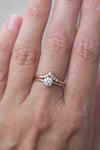Bague Solitaire Classique à 4 griffes // 0,50ct