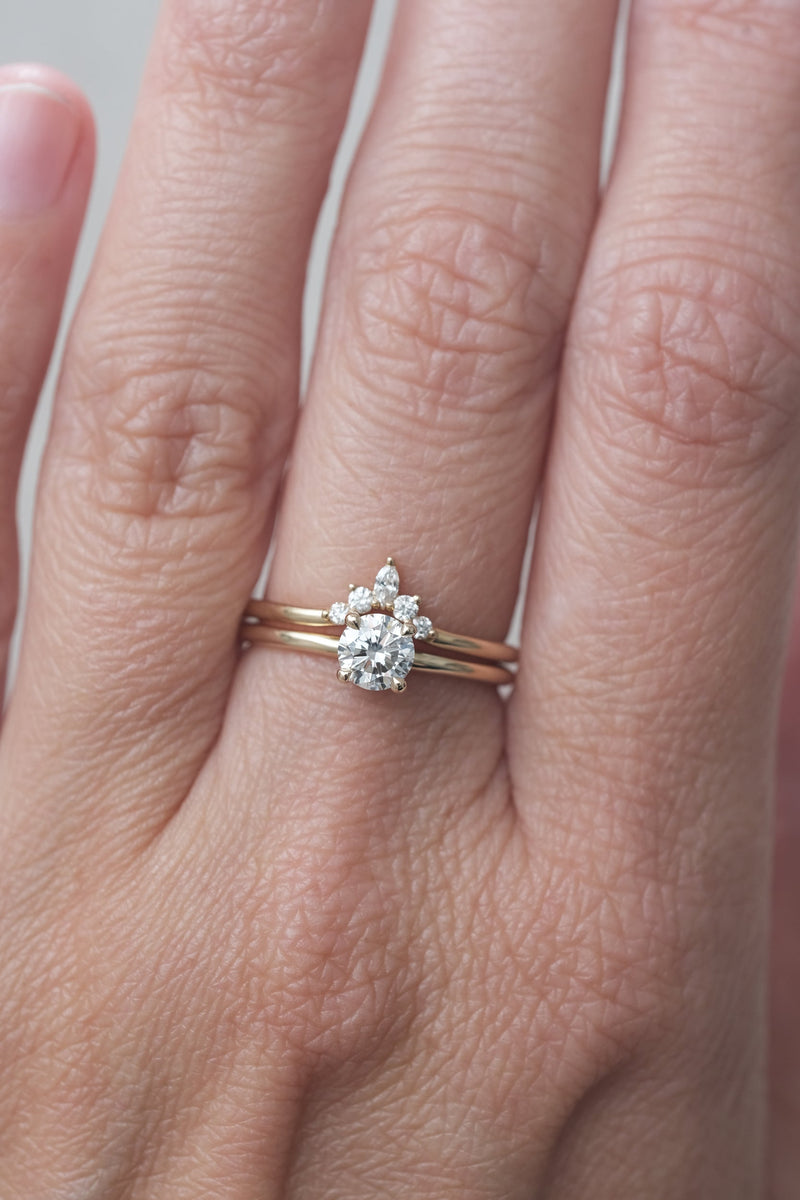 Bague Solitaire Classique à 4 griffes // 0,50ct