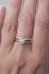 Bague Solitaire Classique à 4 griffes // 0,50ct