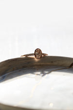 Bague MILA // Diamant + pavé