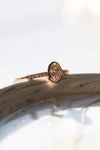 Bague MILA // Diamant + pavé