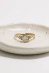 PRÊTE À PARTIR // Bague TALIA // Diamant blanc sel et poivre 1,24ct