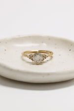 PRÊTE À PARTIR // Bague TALIA // Diamant blanc sel et poivre 1,24ct