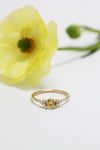 TALIA ring // Yellow sapphire