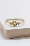 TALIA ring // Yellow sapphire