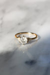 PRÊTE À PARTIR // Bague TALIA // Diamant gris pâle 1,17 ct