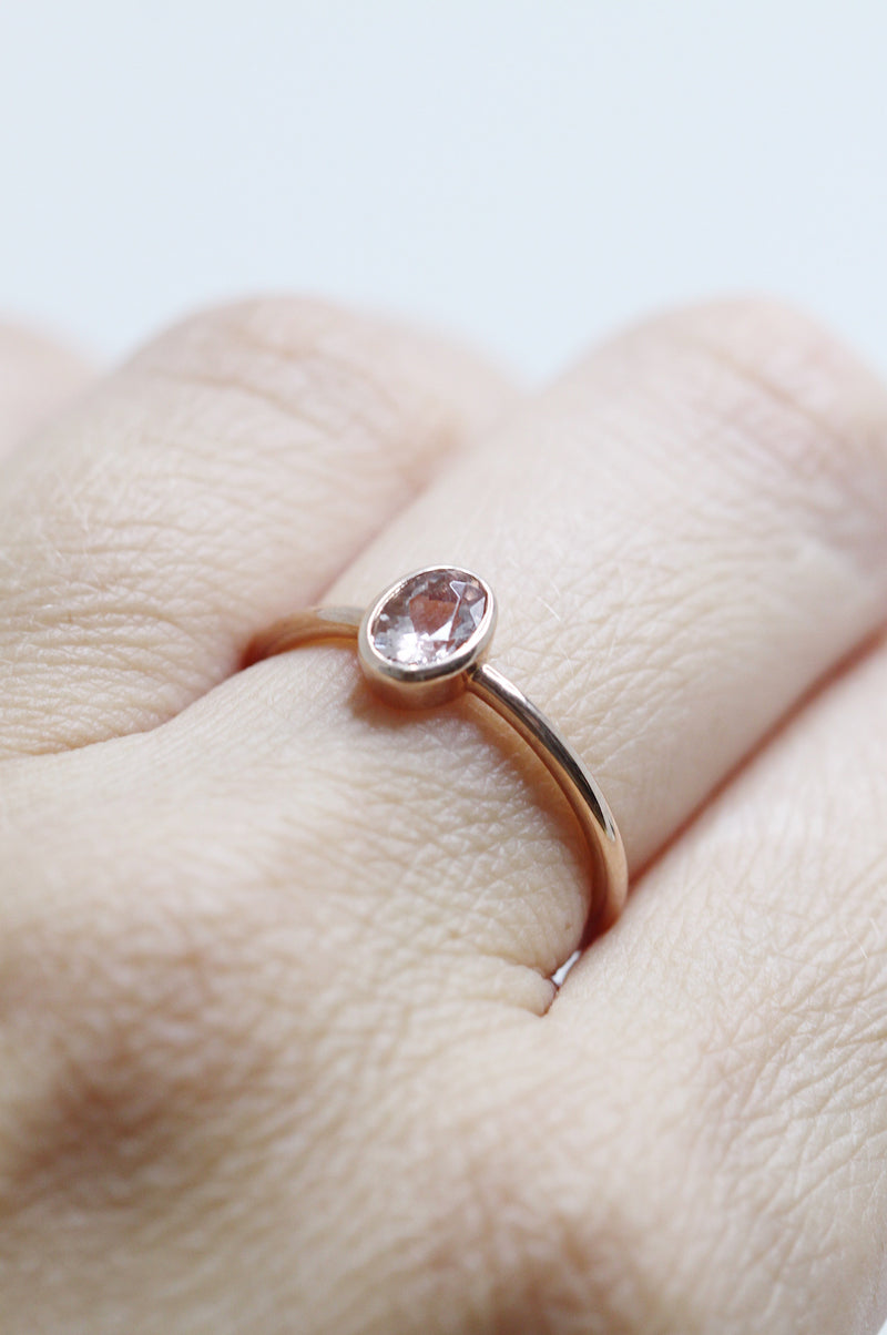Bague MILA // Grenat Malaya