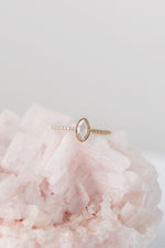 READY TO SHIP // MILA Ring + pavé // 0.30ct Canadian Diamond