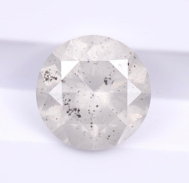 PRÊTE À PARTIR // Bague TALIA // Diamant blanc sel et poivre 1,24ct