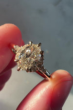 READY TO SHIP // JUNE Ring // CANADIAN oval Diamond 0.77ct