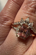 PRÊTE À PARTIR // Bague JUNE // Saphir couleur Padparadscha 1,15ct