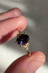 READY TO SHIP // JANE Ring // Purple sapphire 1.30ct