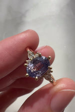 READY TO SHIP // ORIANE Ring // Blue sapphire 1.62ct