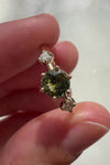 PRÊTE À PARTIR // Bague ISABELA // Saphir vert 0.73ct