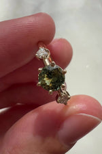 PRÊTE À PARTIR // Bague ISABELA // Saphir vert 0.73ct