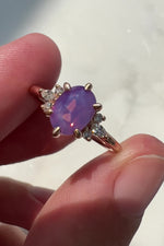 READY TO SHIP // JANE Ring - Purple Tanzania Sapphire