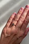 KALA Ring // Green Sapphire