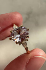 READY TO SHIP // ORIANE ring // Lilac sapphire 1.31ct