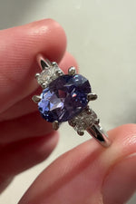 READY TO SHIP // FLAVIE Ring // Indigo Blue Sapphire 1.07ct