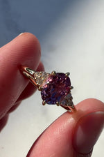 READY TO SHIP // ISLA Ring // 1ct Purple Sapphire