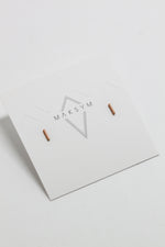 LAST CHANCE // Bar Earrings // 5mm // 14K Rose Gold Filled
