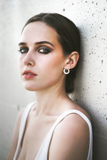 DERNIERS EXEMPLAIRES // Boucles d'oreilles cercles + arcs // Argent