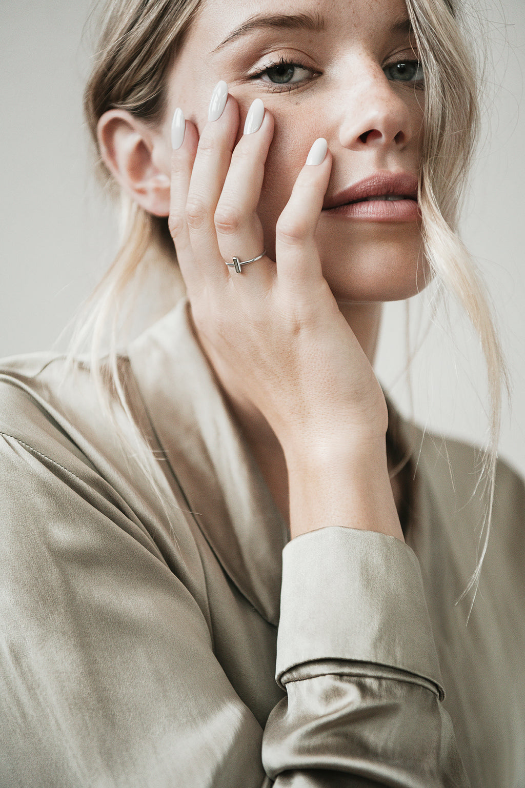 DERNIÈRE CHANCE // Bague barre ovale // Argent