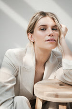 LAST CHANCE // Silver circle earrings + gold ball // 2 tones