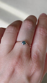 LIV Ring // Sapphire Montana Teal