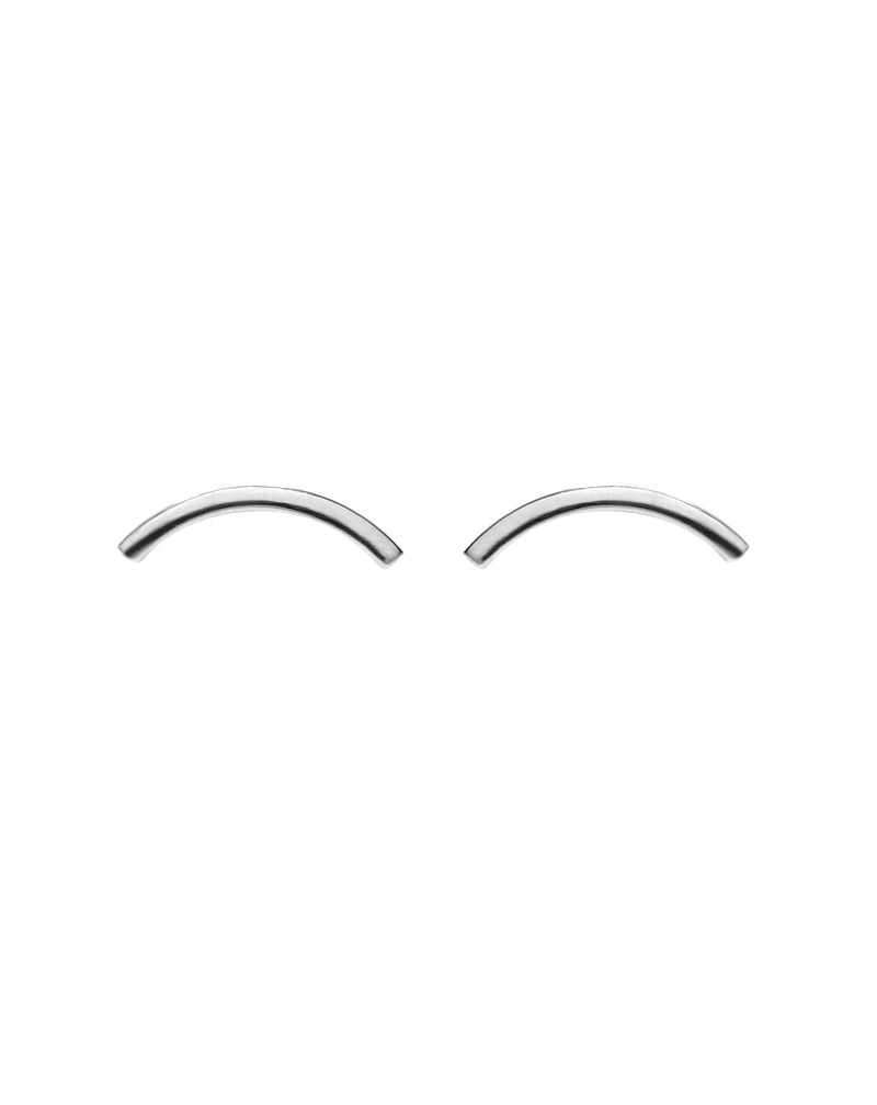Boucles d'oreilles cercles + arcs // Argent