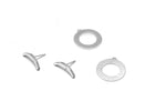DERNIERS EXEMPLAIRES // Boucles d'oreilles cercles + arcs // Argent