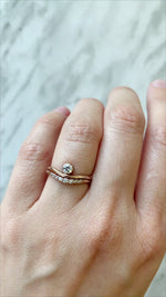 EMY ring // 7 diamonds