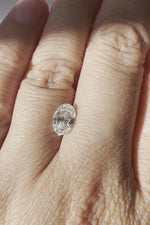 PRÊTE À PARTIR // Bague NORA // Diamant ovale 1ct