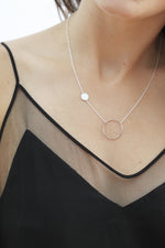 LAST CHANCE // Circles necklace // Silver